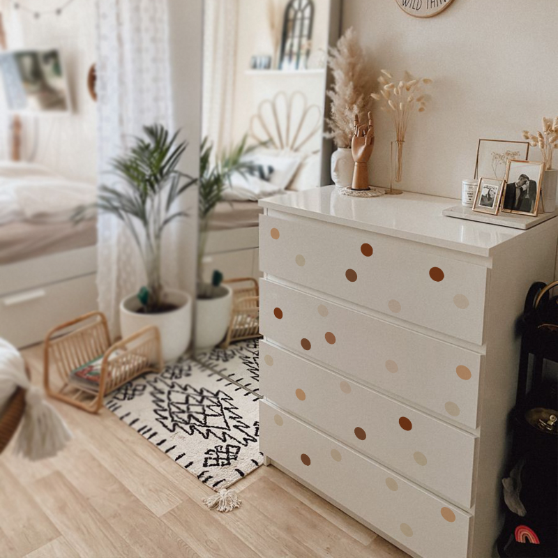 Creative Boho Polka Dot Wall S - Baby Nursery Vintage recension och pris