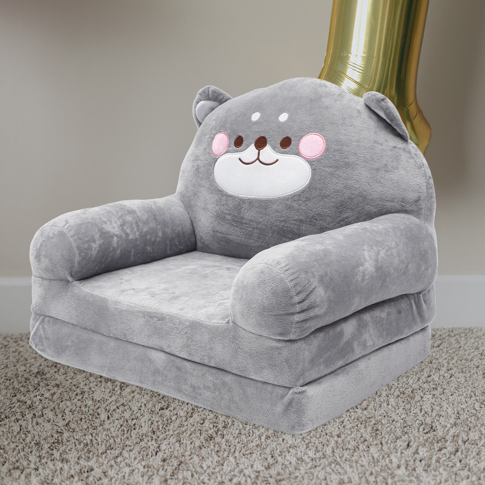 Elephant Shape Baby Seat Soft  - Baby Nursery Chair recension och pris