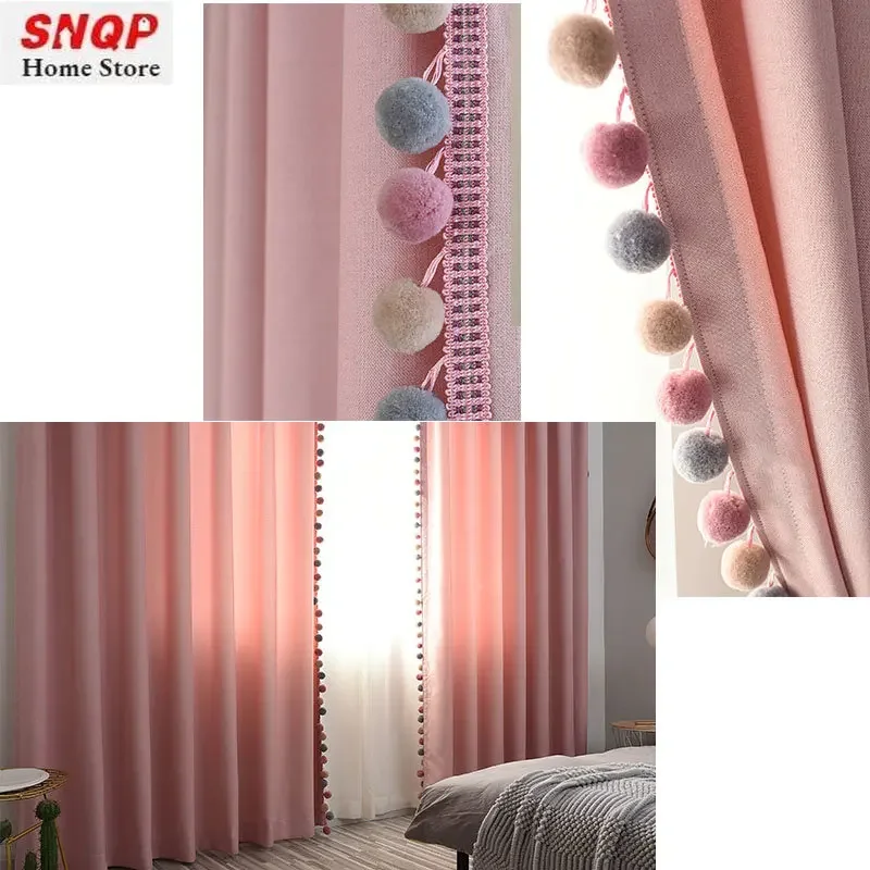 Pink Blackout Curtains for Liv - Baby Nursery Curtains recension och pris