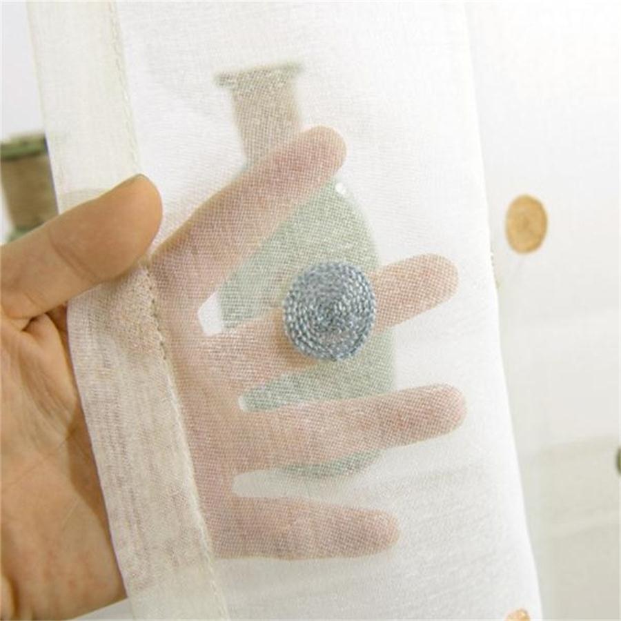 Colorful Circle Embroidery She - Baby Nursery Curtains recension och pris