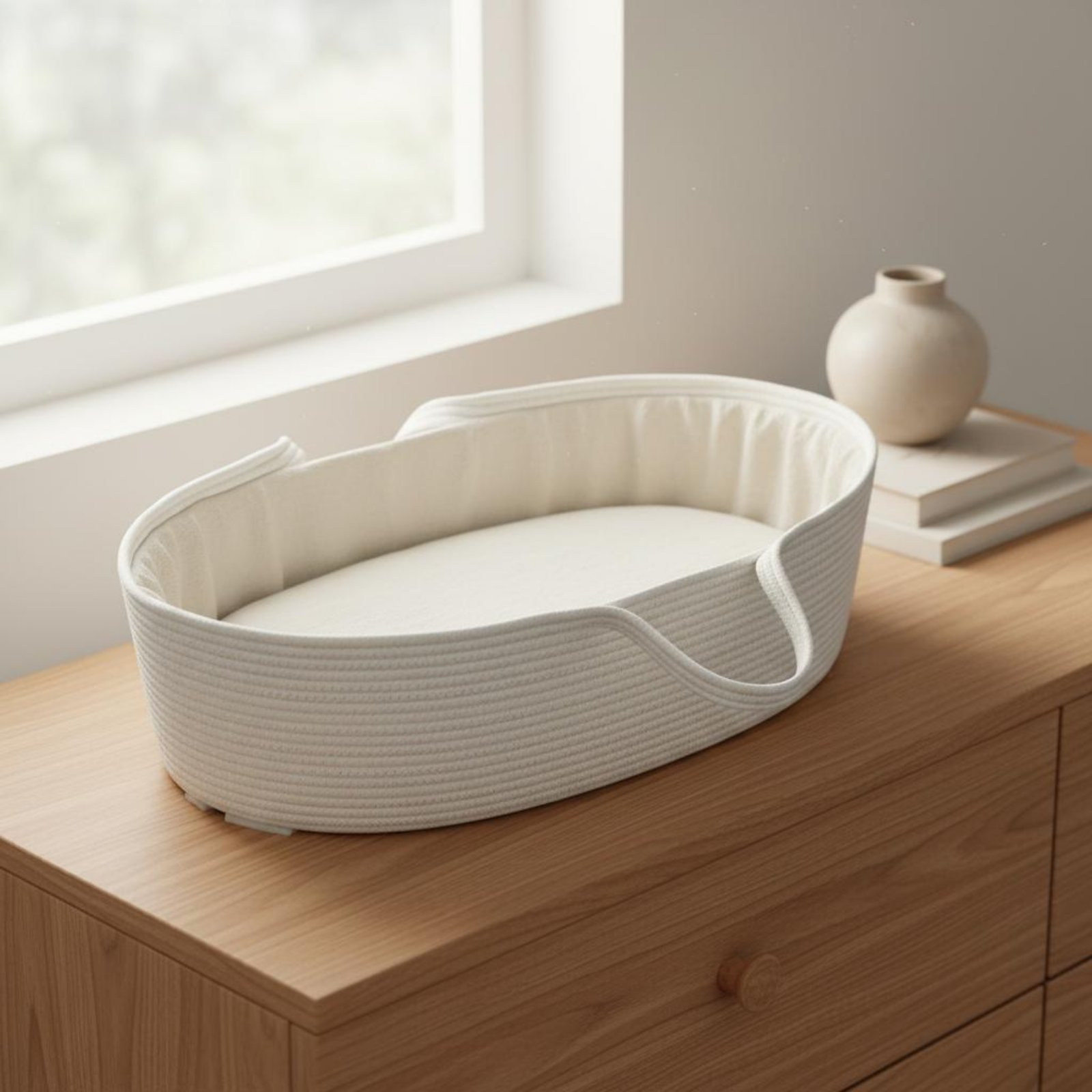 Cotton Rope Baby Crib Multi-Us - Baby Nursery Basket recension och pris