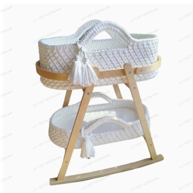 2025 Baby Cradle Handwoven Bei - Baby Nursery Basket recension och pris