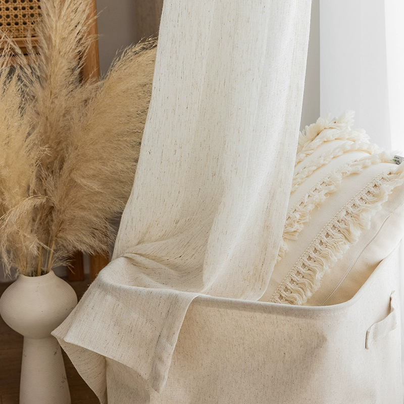S Fold Wavy White Tulle Linen  - Baby Nursery Curtains recension och pris