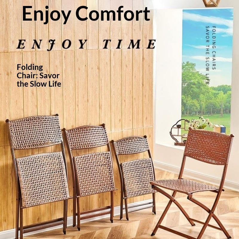 Portable Folding Rattan Dining - Baby Nursery Chair recension och pris
