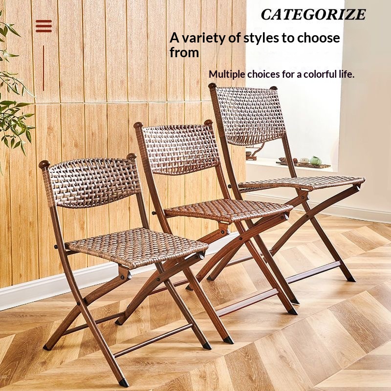 Portable Folding Rattan Dining - Baby Nursery Chair recension och pris