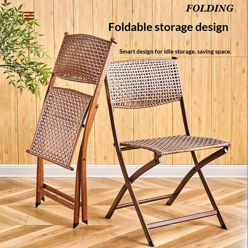 Portable Folding Rattan Dining - Baby Nursery Chair recension och pris