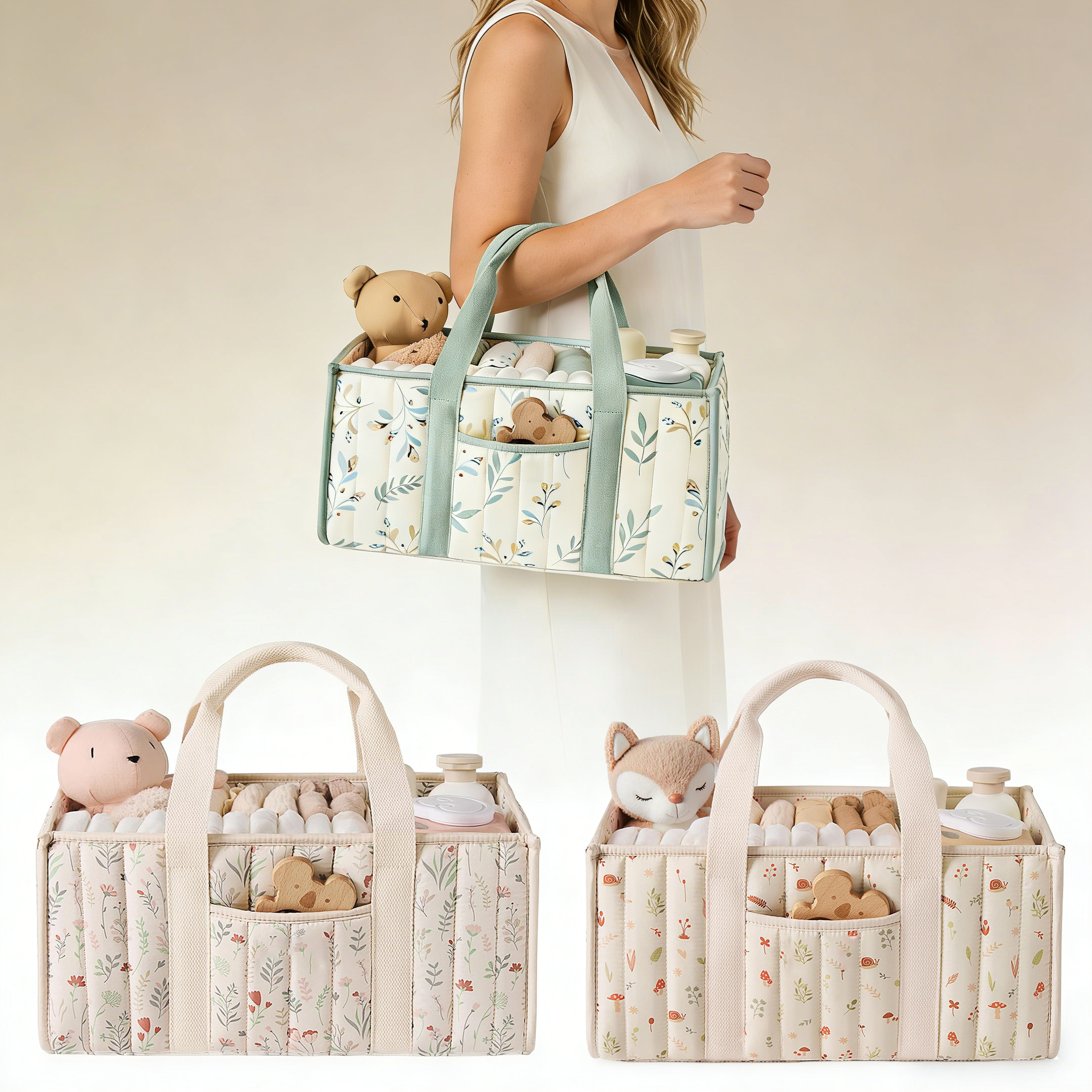 Diaper Caddy Organizer, Stylis - Baby Nursery Basket recension och pris