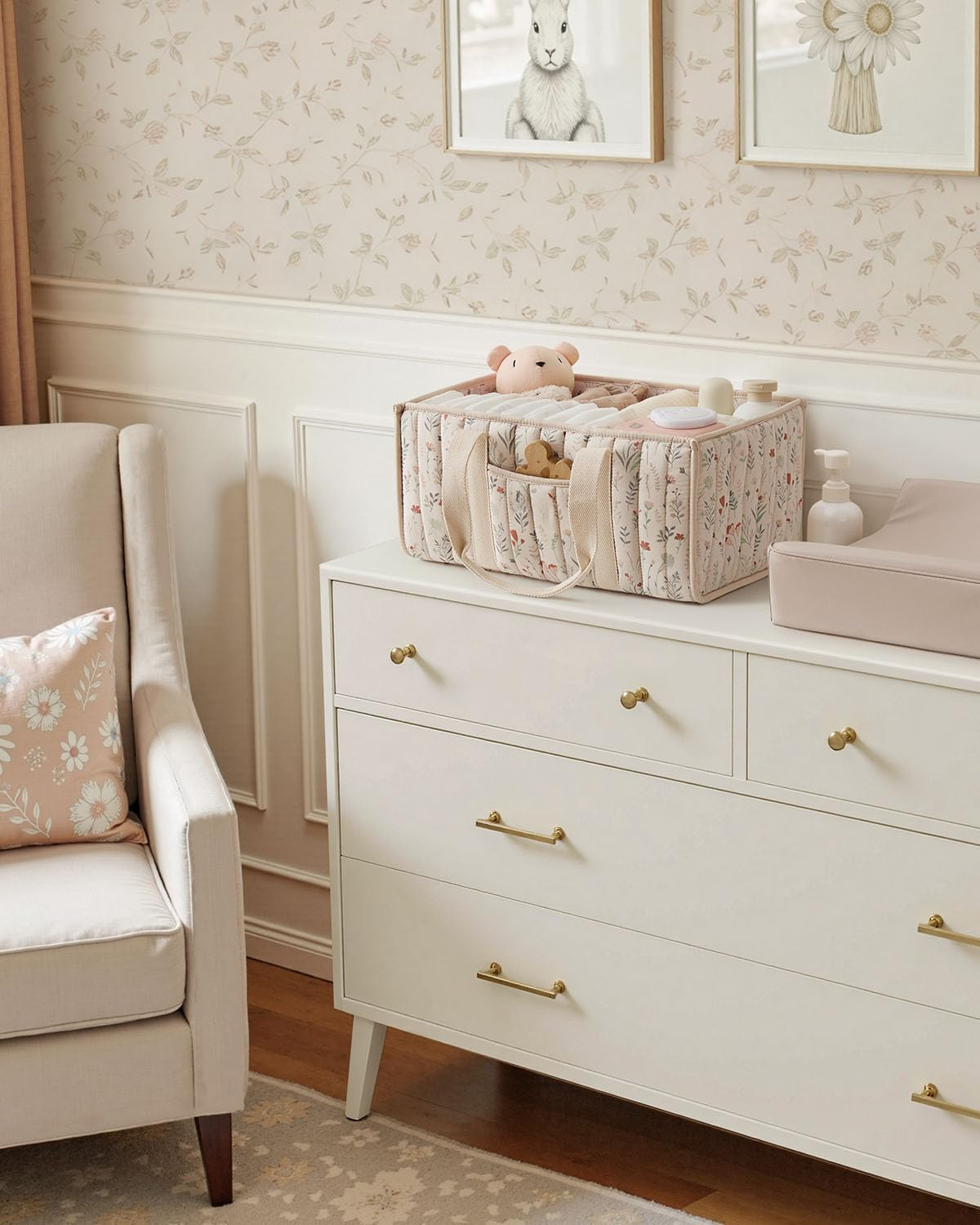 Diaper Caddy Organizer, Stylis - Baby Nursery Basket recension och pris