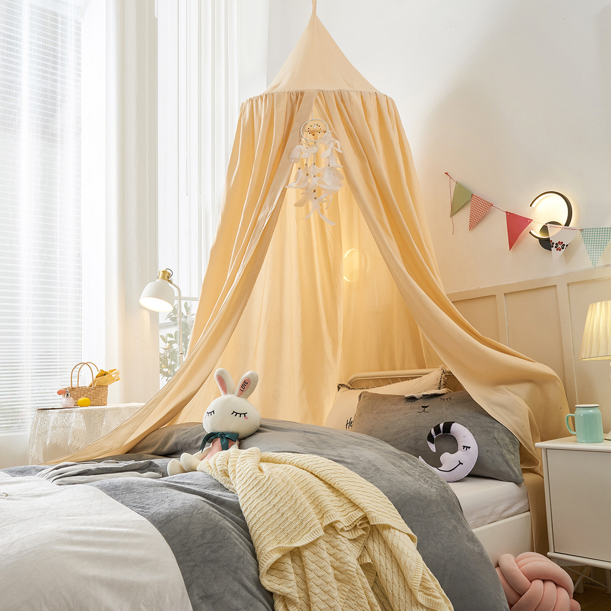 Kids Mosquito Net Baby Crib Cu - Baby Nursery Curtains recension och pris