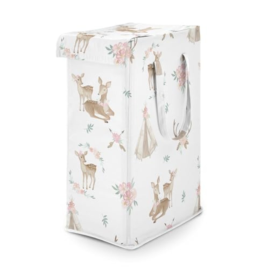 Woodland Girl Laundry Hamper F - Baby Nursery Laundry Hamper recension och pris