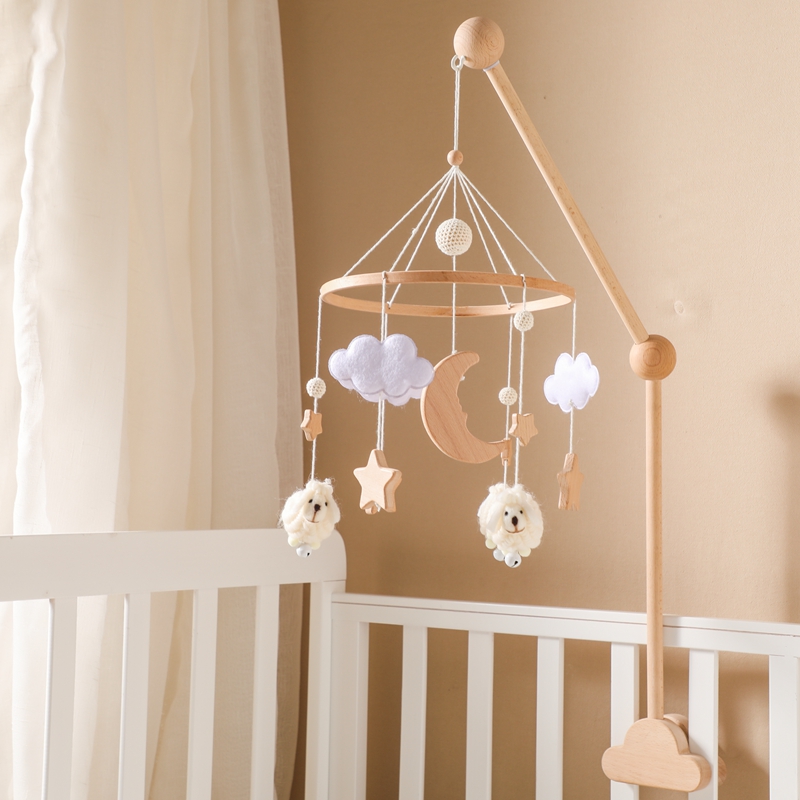 Wooden Baby Rattle Mobile 0-12 - Crib Mobile Musical recension och pris